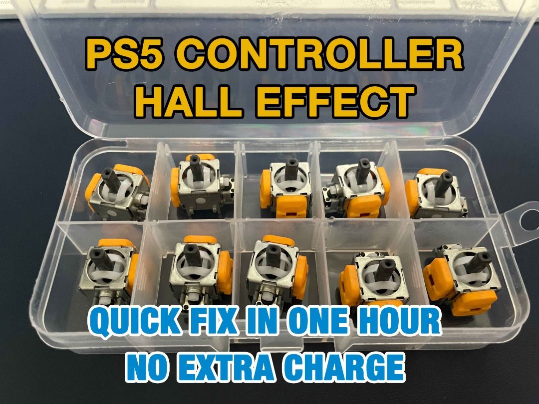 PS5 controller Hall effect stick change drift repair