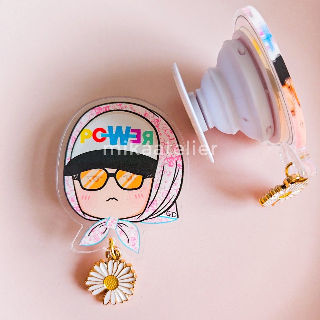 Peaceminusone Popsocket Peaceminusone Phone Pop Up Grip #1 Black