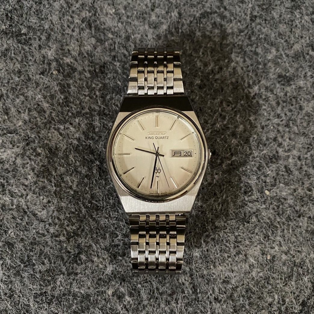 SEIKO KING QUARTZ CALIBER 5856 | TISSOT PRX STYLE, Barang Mewah, Jam ...