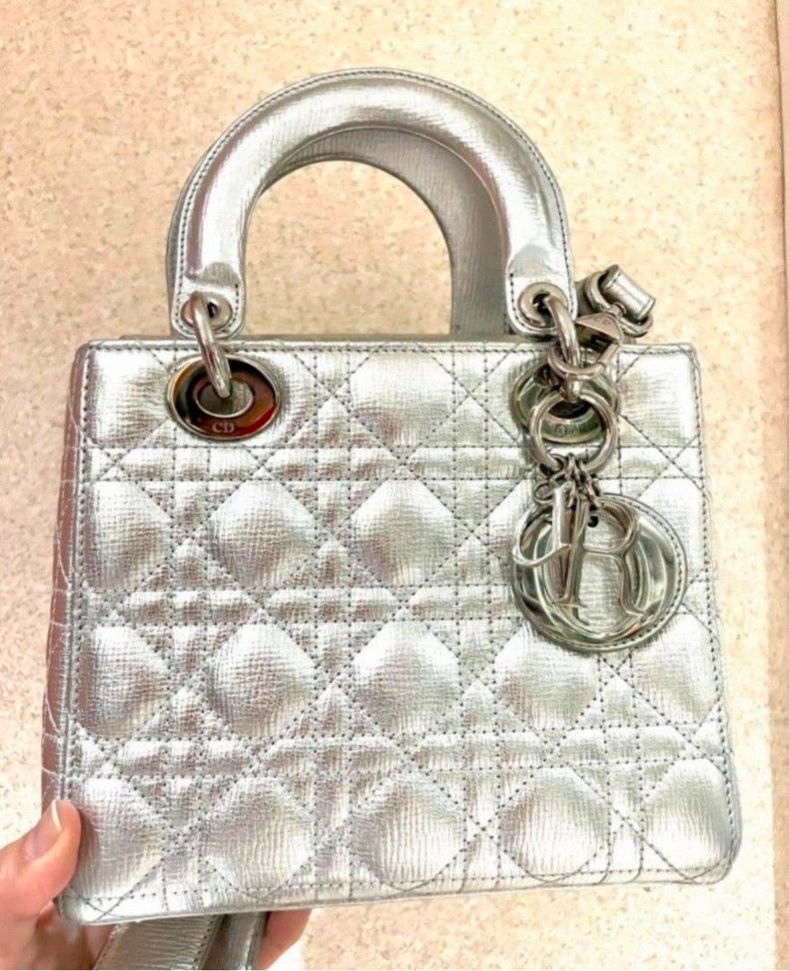 Small Lady Dior ABC Strap Christian Dior (Category: Luxury Bags & Wallets) located in Liloan. Submitted by madalingkausapworker (Listing ID 1347699502, Image 1). Description: HELPING A GOOD BEST FRIEND ✅ 110% Legit, Authentic & Original ✅ Double your money back if proven fake Buy Now, Ship Now 9.8/10 Pristine condition very well cared My bestfriend used twice only - wedding & doctoral degree graduation Silver hardware Excellent Pristine all origi