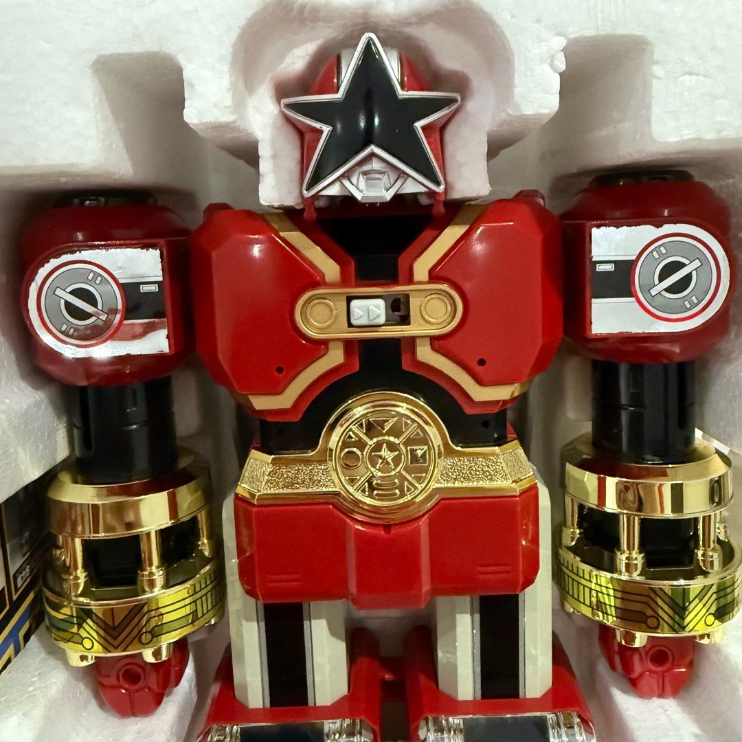 Power Rangers Zeo – Megazord Gunmazin DX – Ohranger – BANDAI Japon Vintage