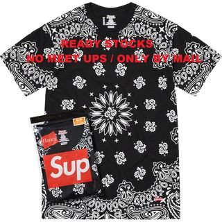 トップス Supreme Hanes Thermal Crew \"Black\" Supreme x Hanes Bones Thermal