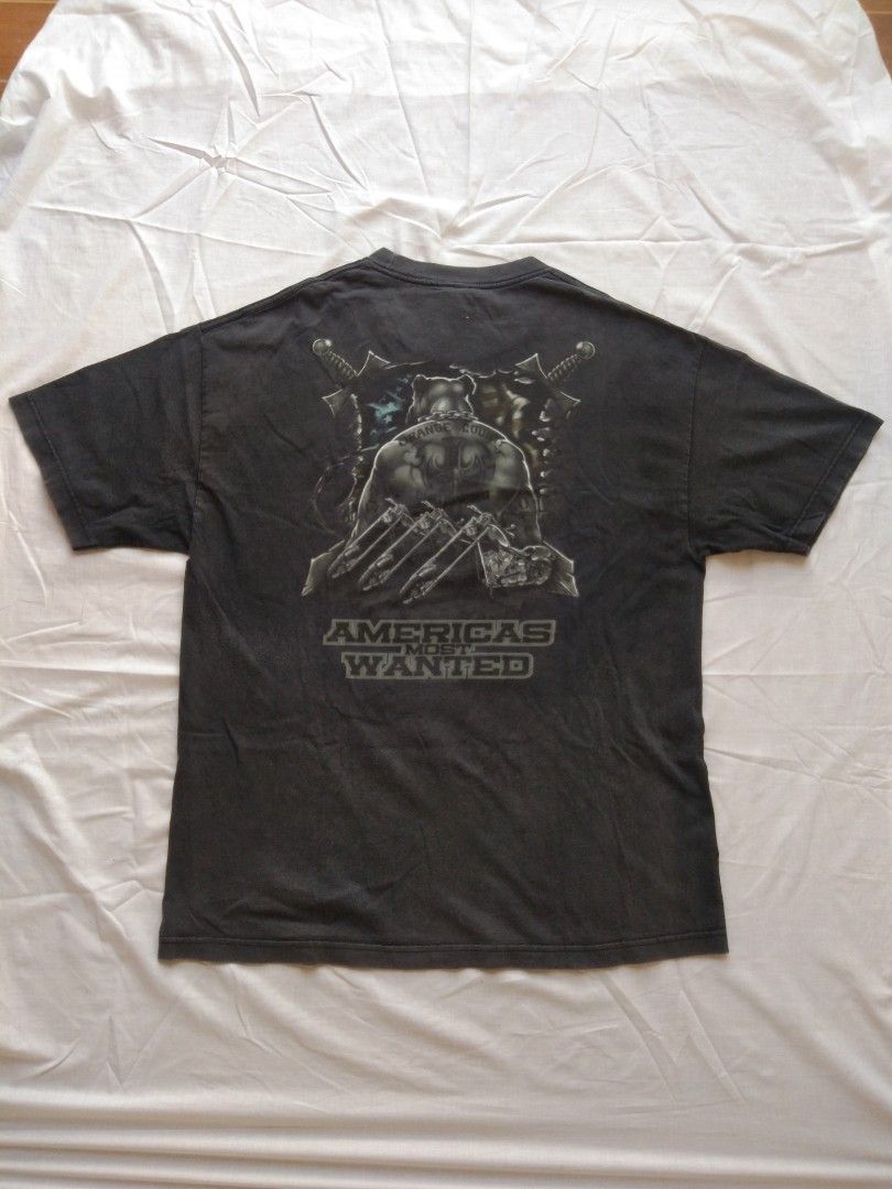 Vintage Orange County Choppers AMW 2001 (Category: Tshirts & Polo Shirts ) located in General Trias. Submitted by someofit (Listing ID 1348553482, Image 1). Description: Vintage Orange County Choppers AMW 2001 Size XL Width 22.5 Length 29.5 Sunfade Pinholes 1180 Mode of payment: Gcash Ship via j&t.