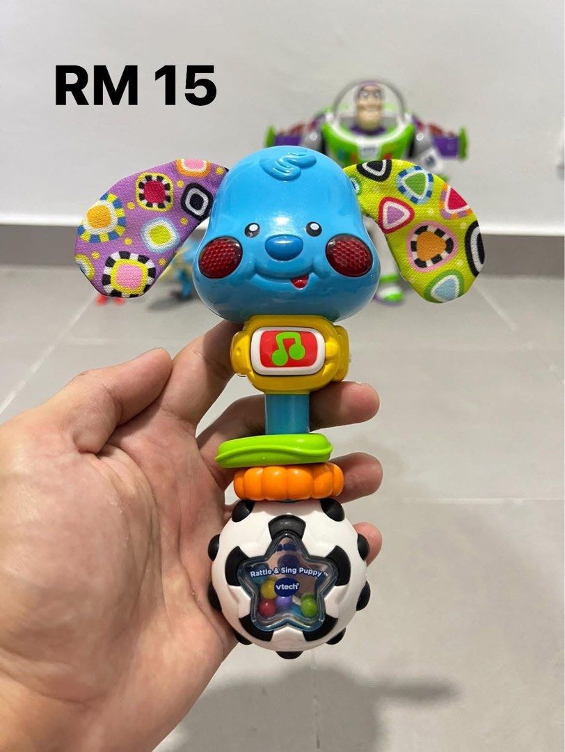 Vtech Rattle & Sing Puppy, Hobbies & Toys, Toys & Games on Carousell