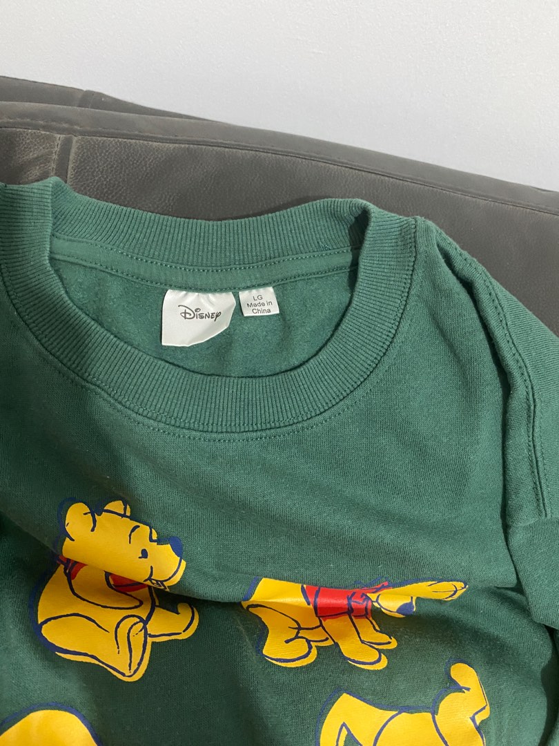 Winnie the Pooh Sweater Disney, Fesyen Wanita, Pakaian Wanita, Atasan