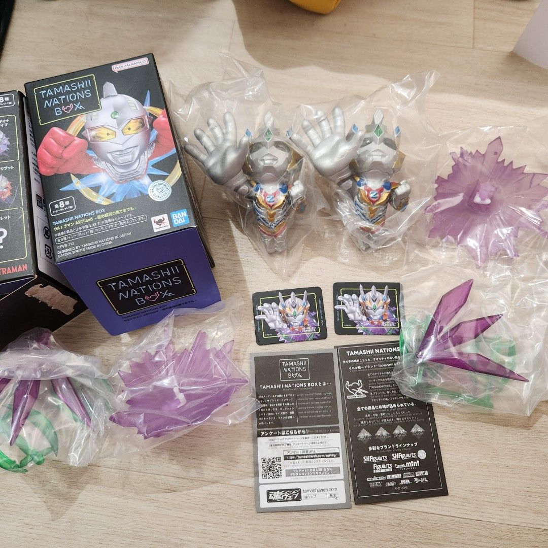 [WTS/WTT] Bandai Namco * Tamashi Nations Box * ULTRAMAN (Category: Toys & Collectibles) located in Singapore. Submitted by charles.lee (Listing ID 1348515413, Image 3). Description: For 𝗨𝗟𝗧𝗥𝗔𝗠𝗔𝗡 𝗳𝗮𝗻𝘀 I have a duplicate of this Bandai Namco Tamashi Nations Box ULTRAMAN (Pic 1 & 3) Box opened from bottom, Wrapper unopened Selling for S$30 or 1 to 1 Trade with any one that is not crossed out (in Pic 2) 𝘔𝘦𝘦𝘵𝘶𝘱 : 𝘐 𝘴𝘵𝘢𝘺 𝘯𝘦𝘢𝘳