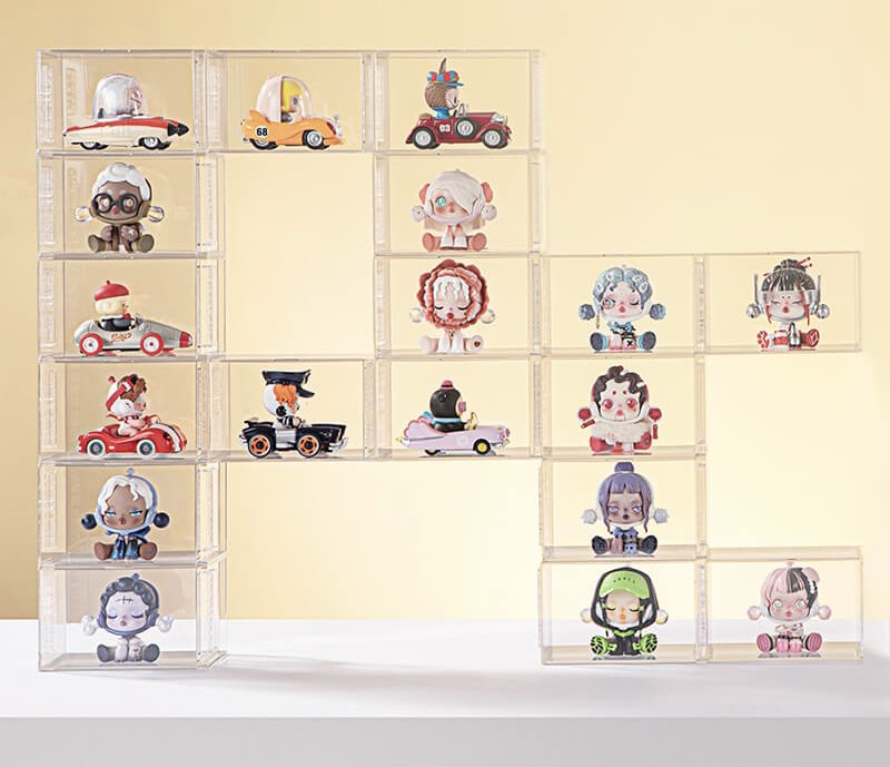 [100% Authentic] POP MART Single Stackable Figurine Display Case Labubu ...