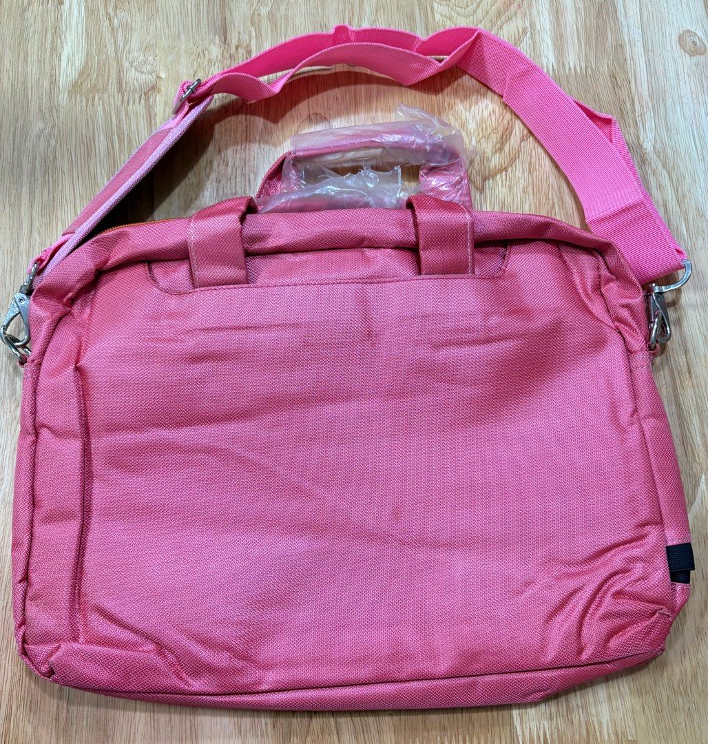 (FLASH SALE!) 14” Pink Laptop Bag (Category: Laptop Bags & Sleeves) located in Marikina City. Submitted by thrifty_trinkets_by_anais (Listing ID 1348780458, Image 1). Description: 🌸 Selling own preloved/brand new items for less - EVERYTHING is negotiable as long as REASONABLE in price 🤗 🙏🏻 Please also check my account for more marked down items 🫶 💻 unused/stored 💻 missing zipper 📍Marikina, near s&r 💳 Gcash or Paymaya 🏍️ Grab, Lalamove, 
