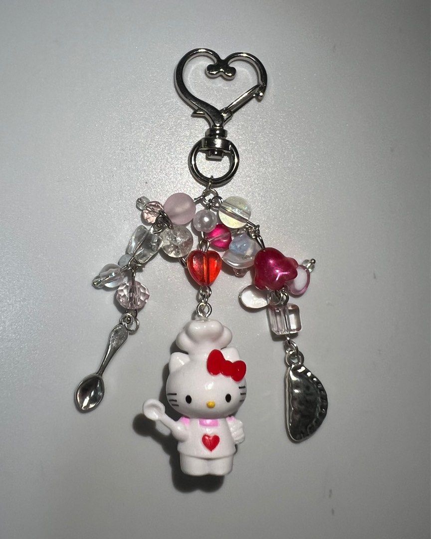 assorted hellokitty keychains! (Category: Handmade Craft) located in Singapore. Submitted by cherryybeadss (Listing ID 1348815301, Image 2). Description: a few designs of hellokity to match your vibe 1 for $7, 2 for $13! .