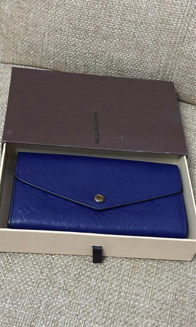 Authentic Louis Vuitton (Category: Luxury Bags & Wallets) located in Manila. Submitted by chloe_luxuries (Listing ID 1348795945, Image 1). Description: Guaranteed original Louis Vuitton Empriente Sarah long wallet Still in very good condition Comes with box only Pm for more details .