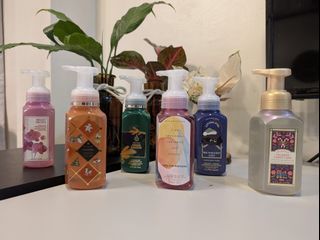 Bath & Body Works Gentle and Clean Foaming Hand Soap (Flannel, Bright Orchid, Fresh Balsam, Crushed Candy Cane, Naughty List, Endless Weekend)
