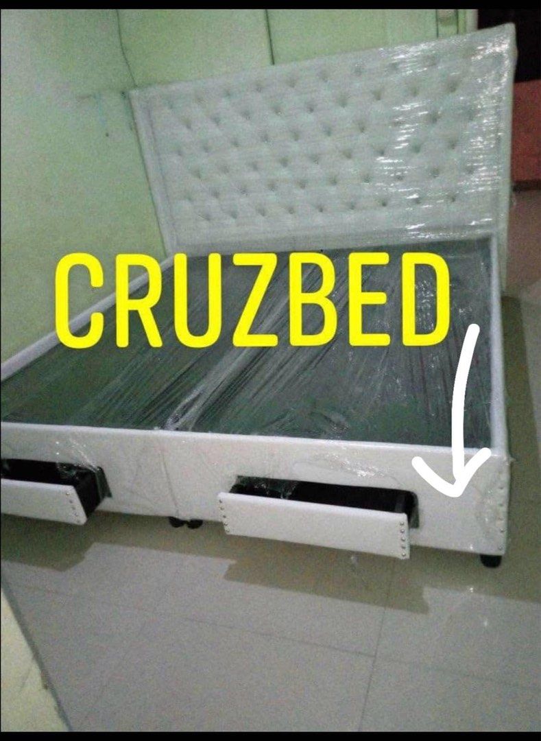 Bed frame only (Category: Bed Frames & Mattresses) located in Marikina City. Submitted by eannacruz27 (Listing ID 1348659908, Image 1). Description: YANNAH FURNITURE BED FRAME SALE‼️SALE‼️SALE‼️ 🫶FREE ONE SIDE TABLE QUEEN TO KING SIZE🫶 ▫️Made to order So Brand new, ▫️Legit 💯 ▫️All size available ▫️ tested by many so guaranteed! ALL SIZE AVAILABLE ‼️ ▫️Single size (36 by 75) ▫️Double size (48 by 75) ▫️Full Double size (54 by 75) ▫️Queen size (6