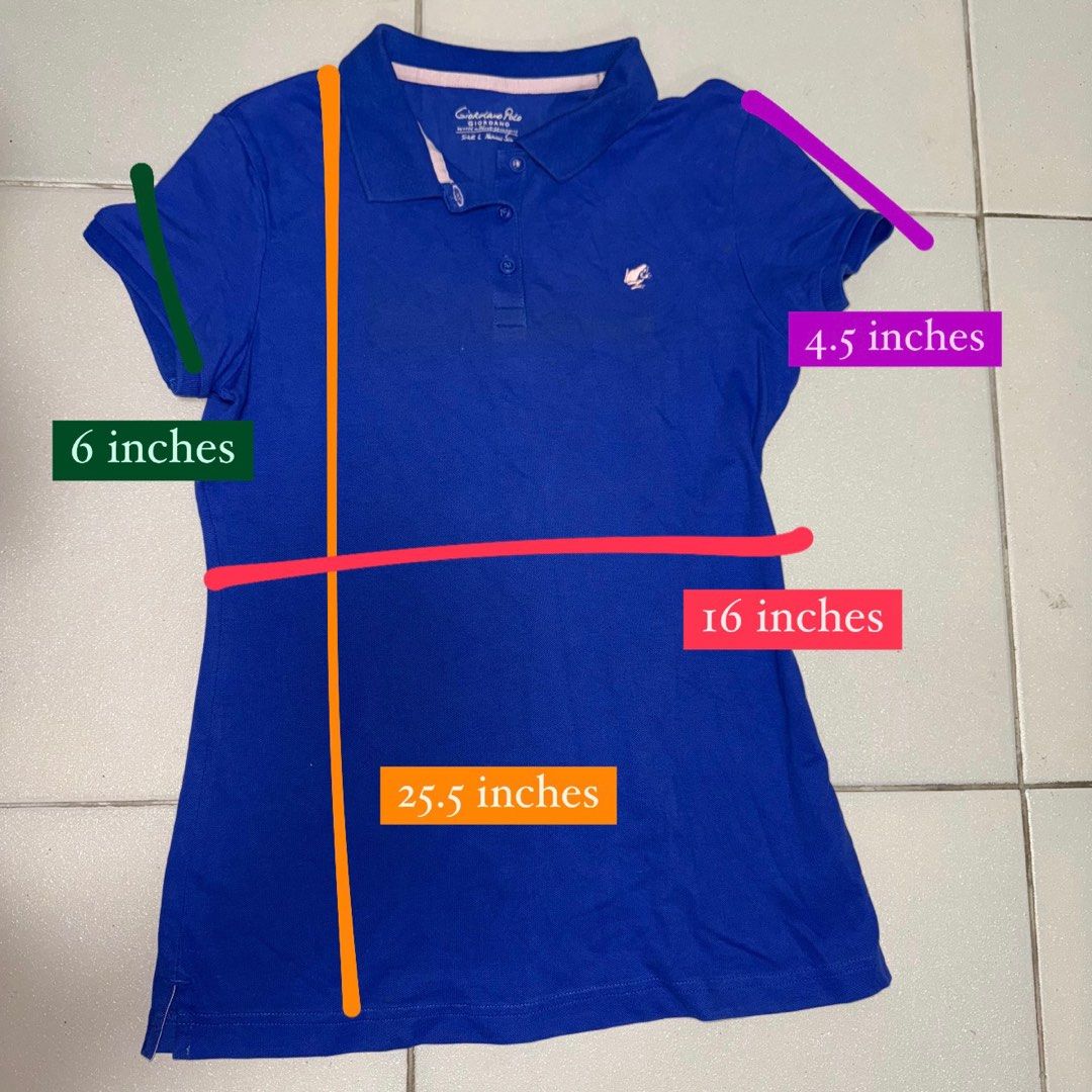 Branded Giordano Polo Womens MEDIUM (Category: Shirts) located in Manila. Submitted by eancc (Listing ID 1348681278, Image 2). Description: Fits medium to semi large build No damages, small barely noticeable stains only RFS: Decluttering MOP: BDO BPI GCASH.