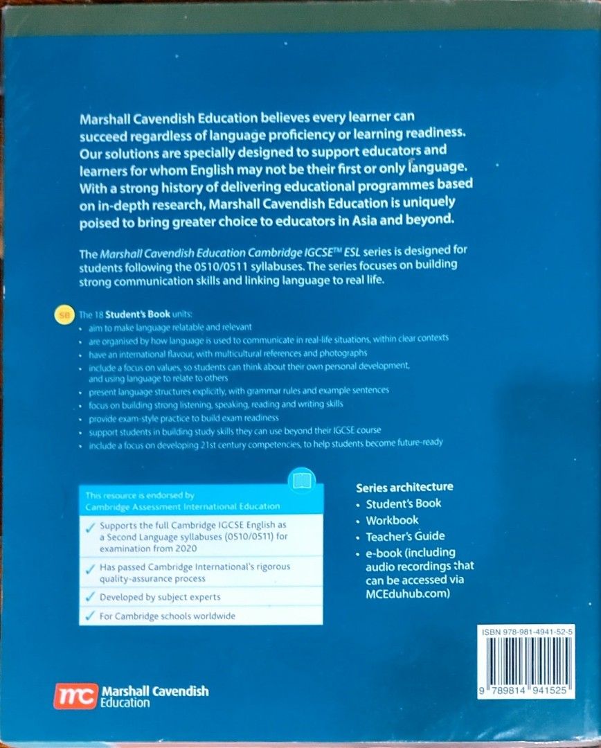 Cambridge IGCSE English as a Second Language Student book, Hobbies ...