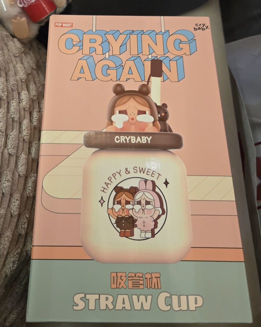 CRYBABY Crying Again Series-Straw Cup (Category: Weaning & Toddler Feeding) located in Mandaluyong City. Submitted by ana.bananan (Listing ID 1348809642, Image 3). Description: CRYBABY Crying Again Series-Straw Cup bnew with papebag.