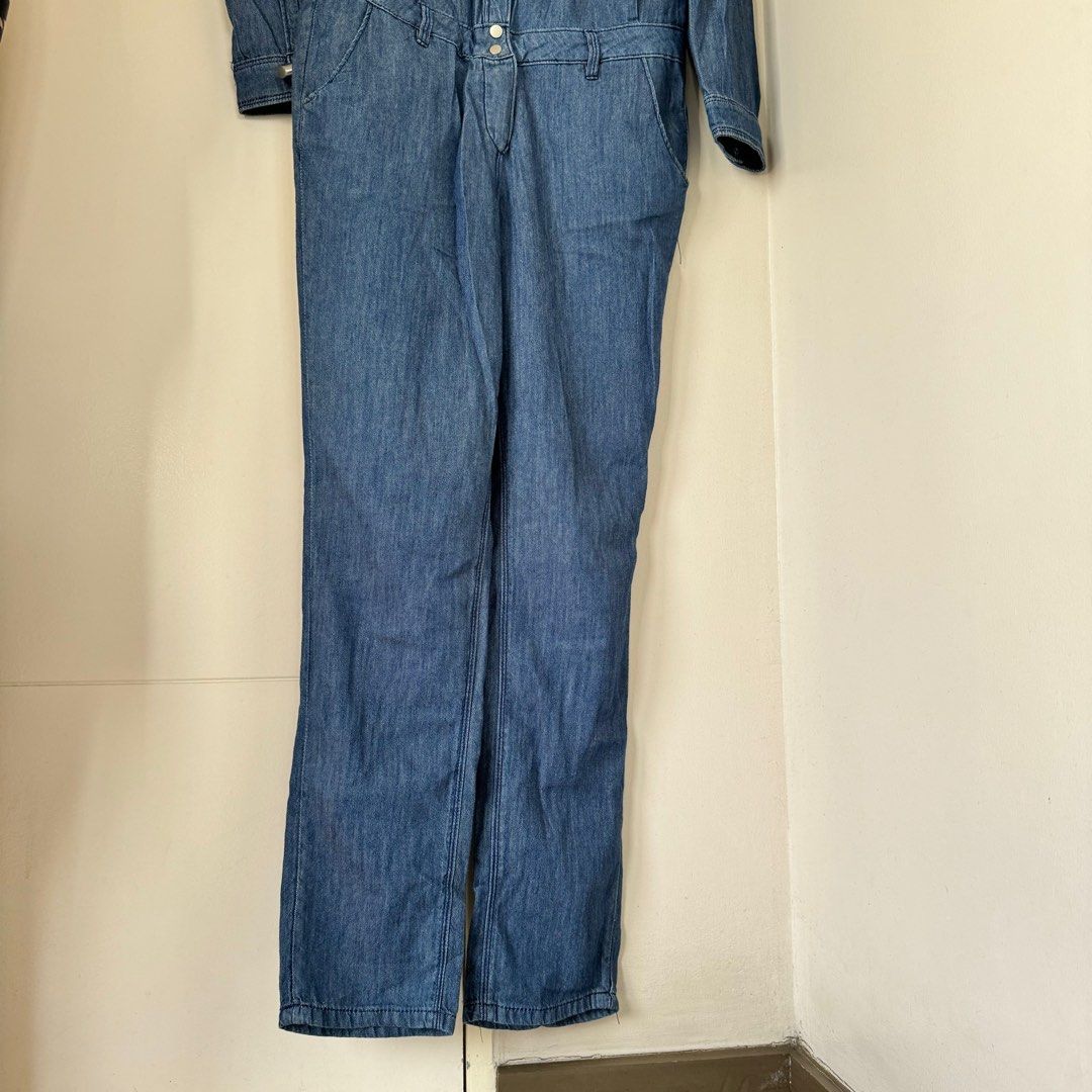 Denim Jumpsuit (Category: Jumpsuits) located in Quezon City. Submitted by luvluva (Listing ID 1348737592, Image 3). Description: worn once.
