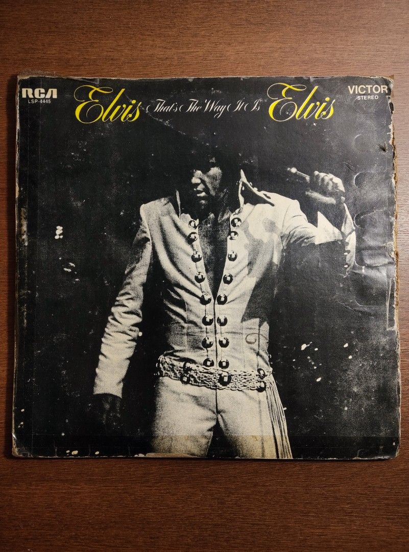 Elvie Presley (Category: Vinyls) located in Quezon City. Submitted by samotsare (Listing ID 1348738385, Image 1). Description: Sleeve is in bad shape as seen in photos but otherwise the record still plays fine on both sides (tested)..