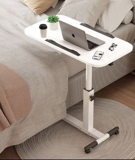 Moving Table | Table With Rollers | Table By The Bed | Small Adjustable ...