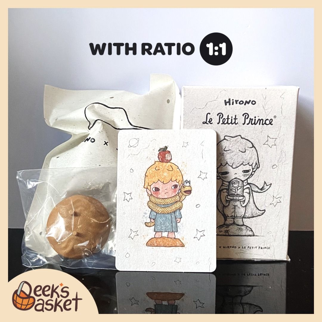 HIRONO Little Prince - The Snake (Category: Designer & Blind Box Toys) located in Meycauayan. Submitted by beek.basket (Listing ID 1348736228, Image 1). Description: ✅ Opened bottom, sealed foil ✅ Complete inclusions (box, foil, card) ✅ 100% authentic (can check QR) MOP - GCash 📍 Meycauyan City, Bulacan.