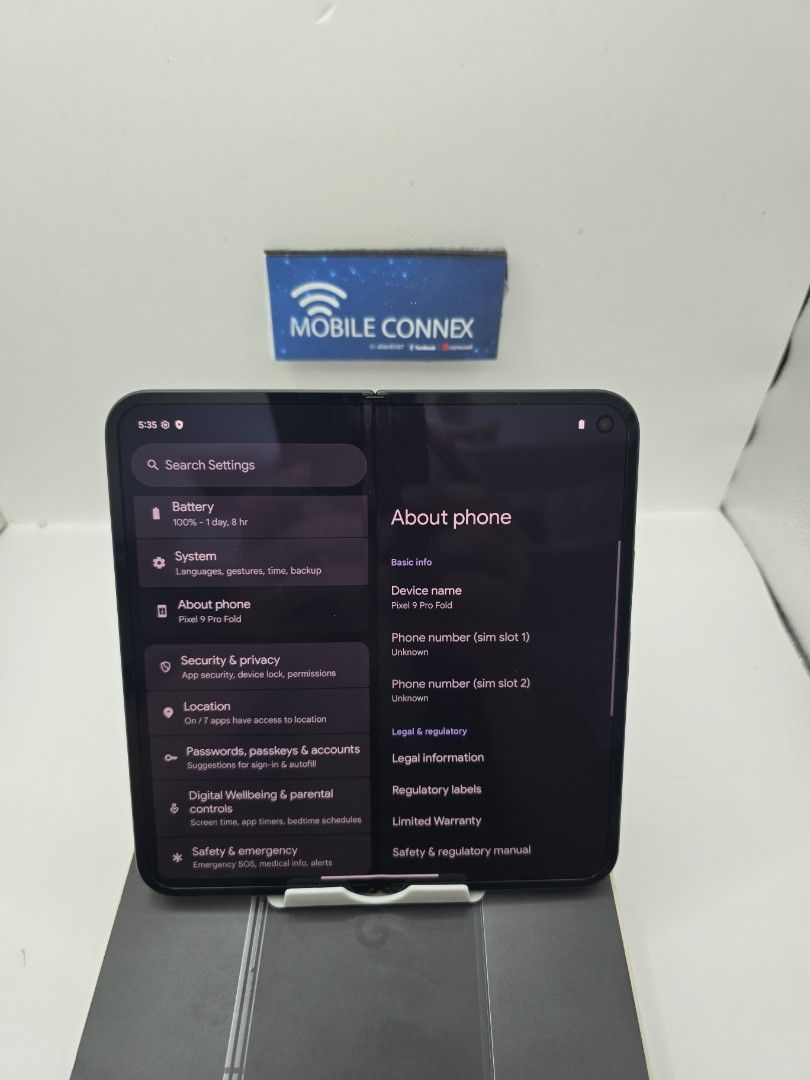 Google Pixel 9 Pro Fold 256GB Obsidian, Mobile Phones & Gadgets, Mobile