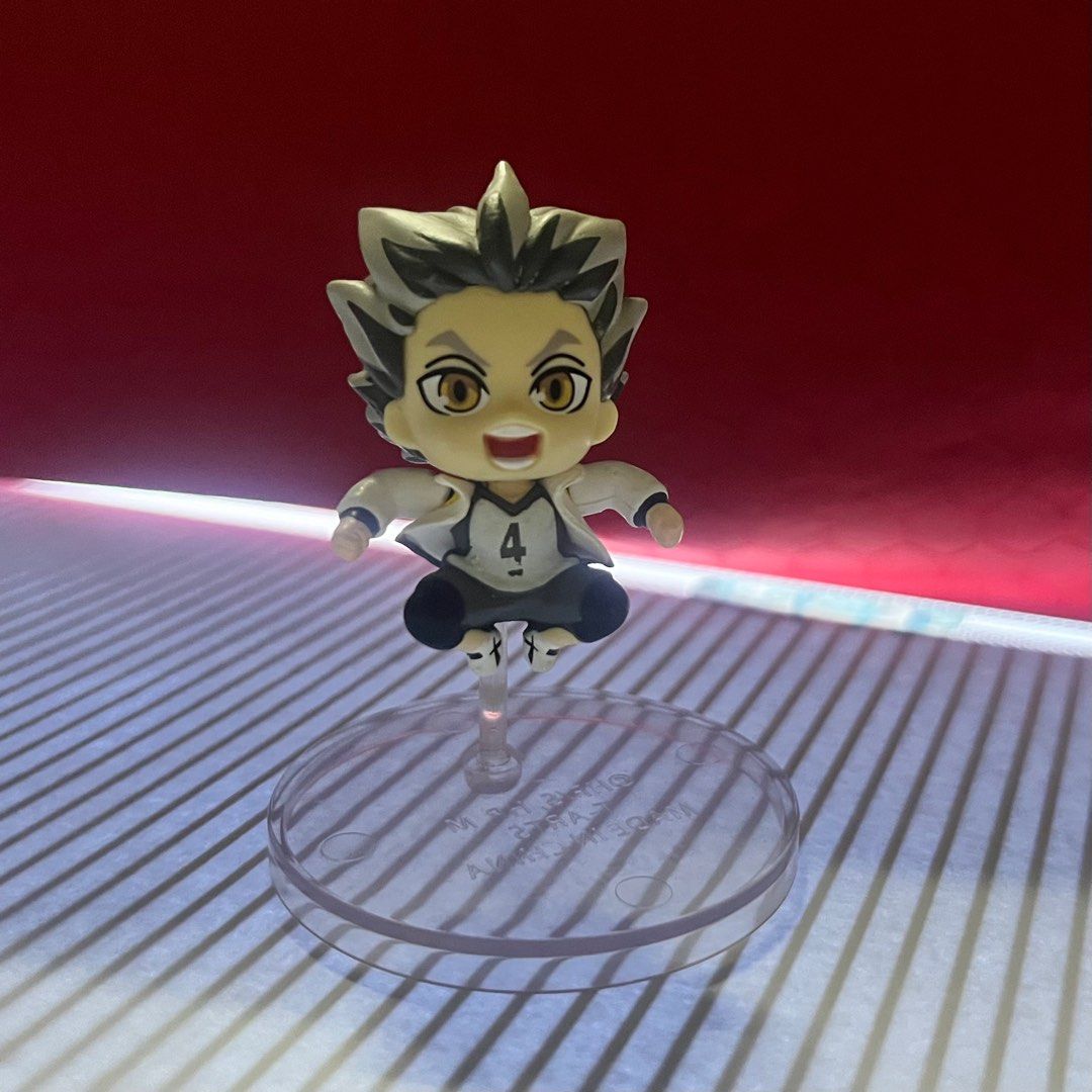 Haikyu!! Bokuto small Figure (Category: Designer & Blind Box Toys) located in Manila. Submitted by chionurway (Listing ID 1348734546, Image 1). Description: Authentic Gashapon/Gachapon Bokuto Figure 🔹9/10 🔹Unsealed 🔹No gachapon/gashapon capsule 🔹As is from image.