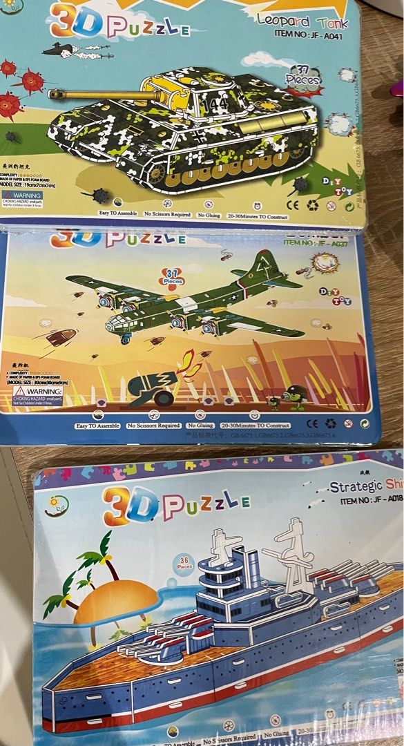 Jigsaw puzzles (Category: Board Games & Puzzles) located in Singapore. Submitted by petrus11 (Listing ID 1348758921, Image 1). Description: A few hours of good family time and non gadget play guaranteed. Good as class gifts for birthday celebrations..