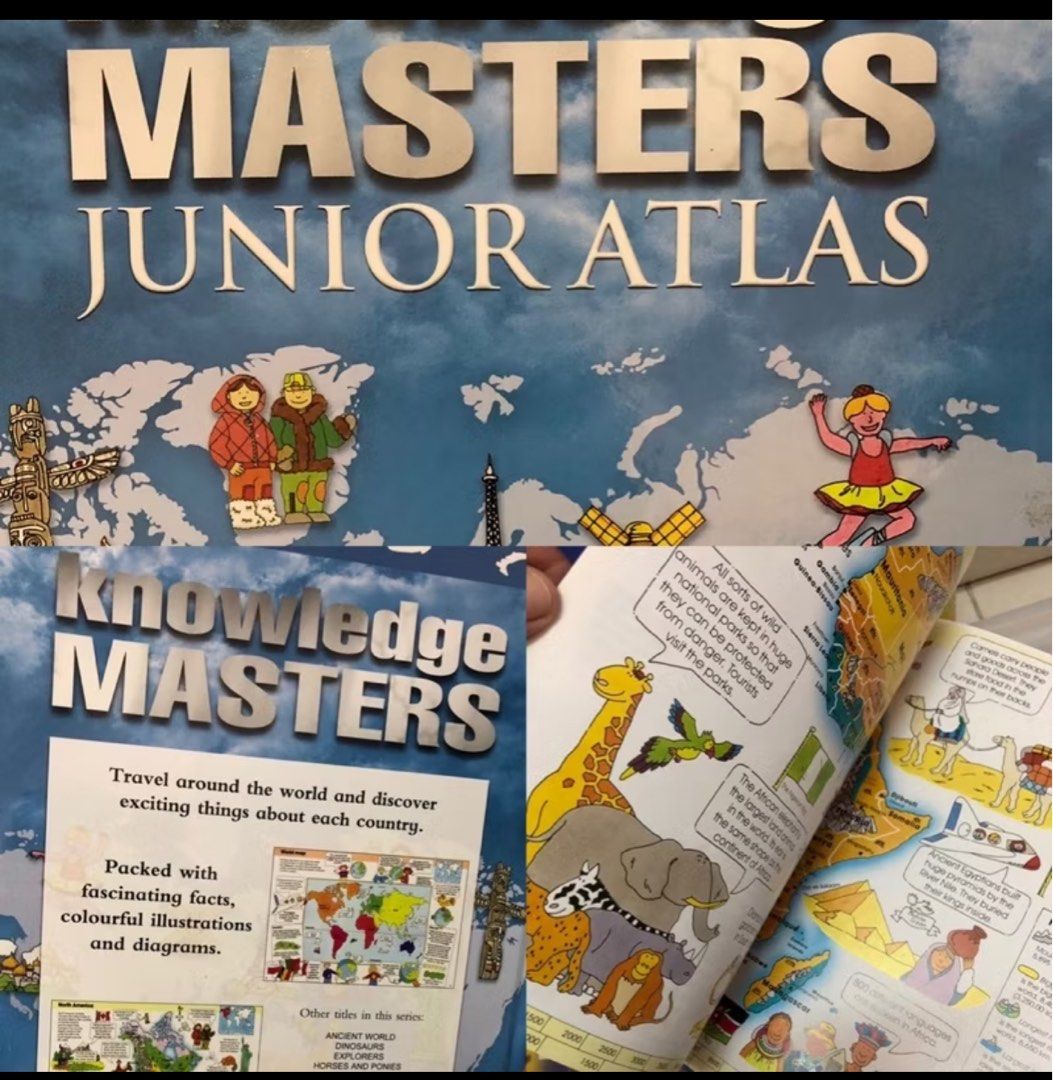 Junior World atlas, Hobbies & Toys, Books & Magazines, Children's Books ...