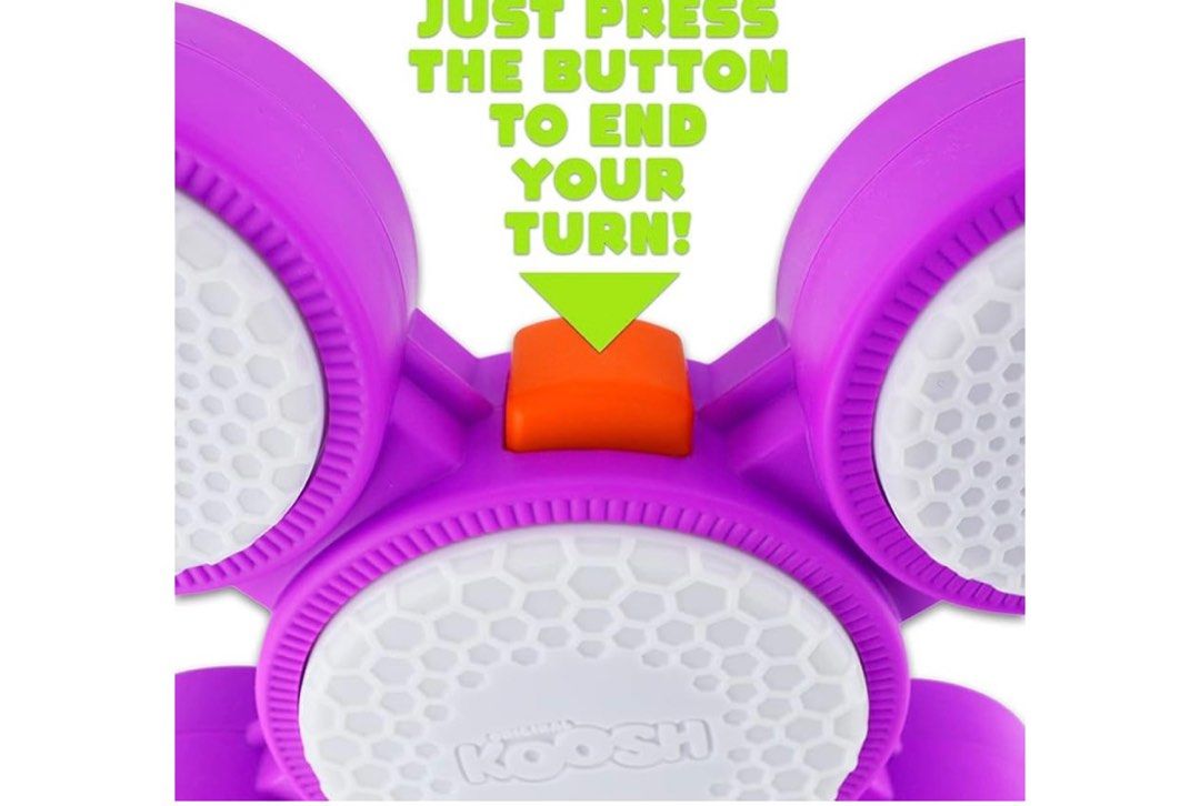 Koosh Sharp Shot Game from US🇺🇸 Interactive target drums lights (Category: Action & Battle Toys) located in Quezon City. Submitted by affordableitemsfromusa (Listing ID 1348663173, Image 3). Description: Interactive target game that tests your aim! 3 Game modes: cornhole, tic-tac-toe and sharpshooter. Features five light-up targets (light up red or green), door hanger and kick stand. Solo and multi-player options! Includes: 2 flingers, 2 shoote
