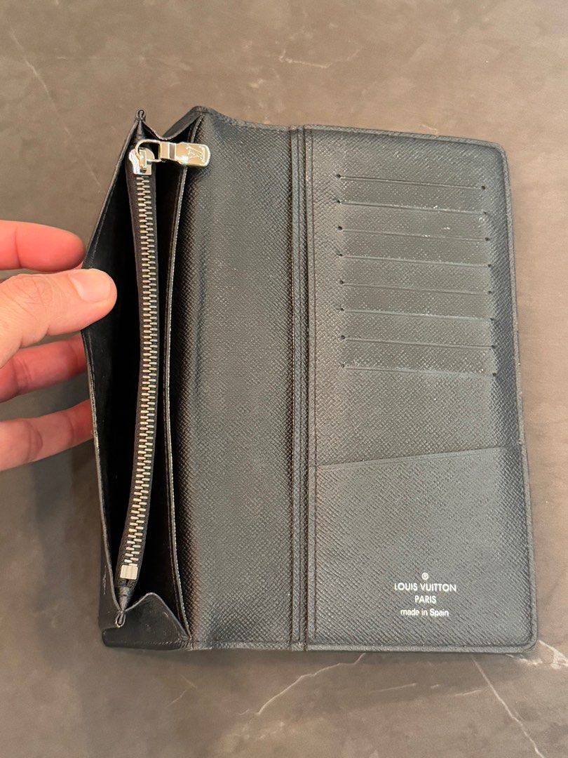 Louis Vuitton x fragment Wallet (Category: Luxury Bags & Wallets) located in Manila. Submitted by jpt95 (Listing ID 1348654820, Image 3). Description: Louis Vuitton x fragment Brazza Wallet Monogram Eclipse Black No box wallet only 22k 📍BGC or QC.