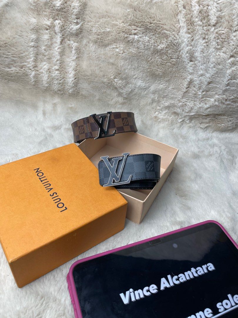 LV Reversible Belt (Category: Luxury Accessories) located in Las Pinas. Submitted by vinalcantara (Listing ID 1348809832, Image 2). Description: For STEAL / Trade !! LV Damier Graphite Infini 40mm Initiales Reversible Belt Size 95/38 / Rank SA, Used 3x occasionally & with box Php 25,000 LV Damier Graphite Canvas 40mm Initiales Reversible Belt Size 100/40 Rank SA Used 3x occasinally & with box Php 25,000 Will send detailed pics upon request ✔️ 📍 