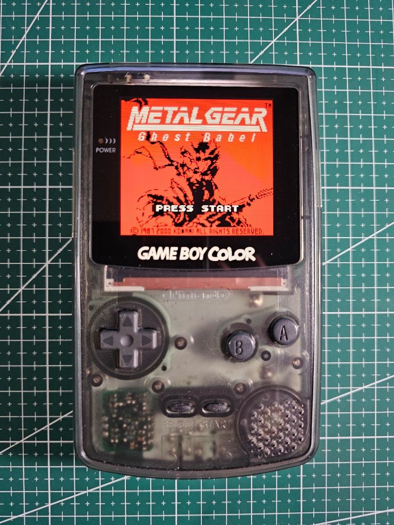 Metal Gear Ghost Babel for GBC (Category: Nintendo) located in Angeles City. Submitted by press_start (Listing ID 1348802094, Image 2). Description: For sale Metal Gear Ghost Babel for Gameboy Color ₱2,000 Used, tested working, Japanese language *Game Cartridge only, Gameboy Color unit not included Shipping: J&T/LBC MOP: GCash/Maya/BPI/SeaBank/GoTyme.