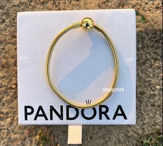 🎀Pandora moments gold shine bracelet 16/17/18/19/20/21cm