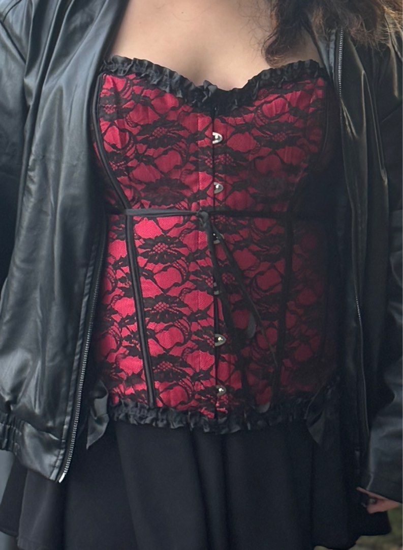 Preloved Red Corset (up to 4XL) (Category: Others Tops) located in Taguig. Submitted by mnllxo (Listing ID 1348787813, Image 1). Description: used once, price is slightly negotiable .