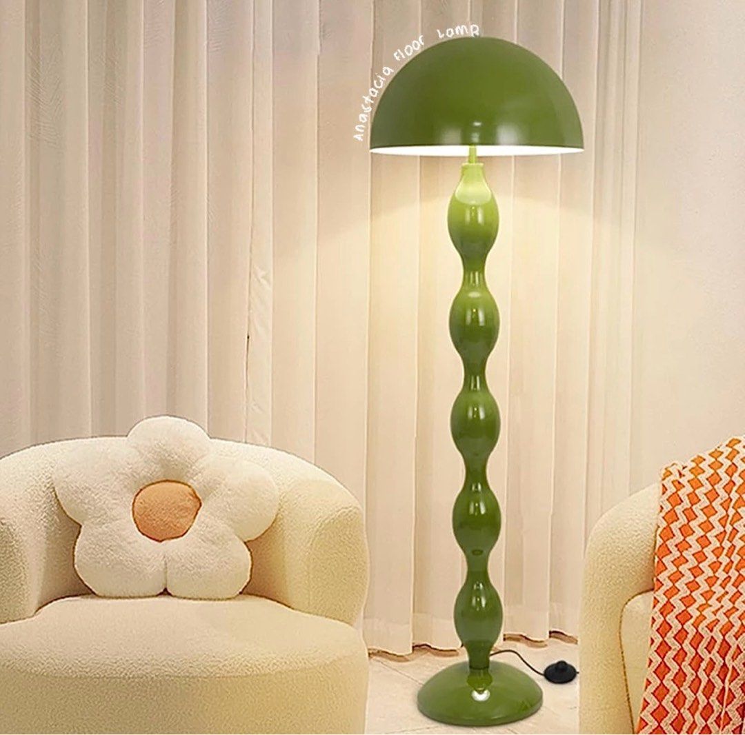 PRE-ORDER | Anastacia Floor Lamp (Category: Lighting) located in Manila. Submitted by _marganicole (Listing ID 1348755565, Image 1). Description: Pre-order (ETA 5-7 days) Once the item is on-hand we can do lalamove same day delivery or thru J&T, LBC🤍 About Anastacia Floor Lamp 👀 - Foot switch - 3 light colors | warm, neutral, white light - Dimmable: The floor lamp has 3 different color adjustable temperature setting. You can easily change the c