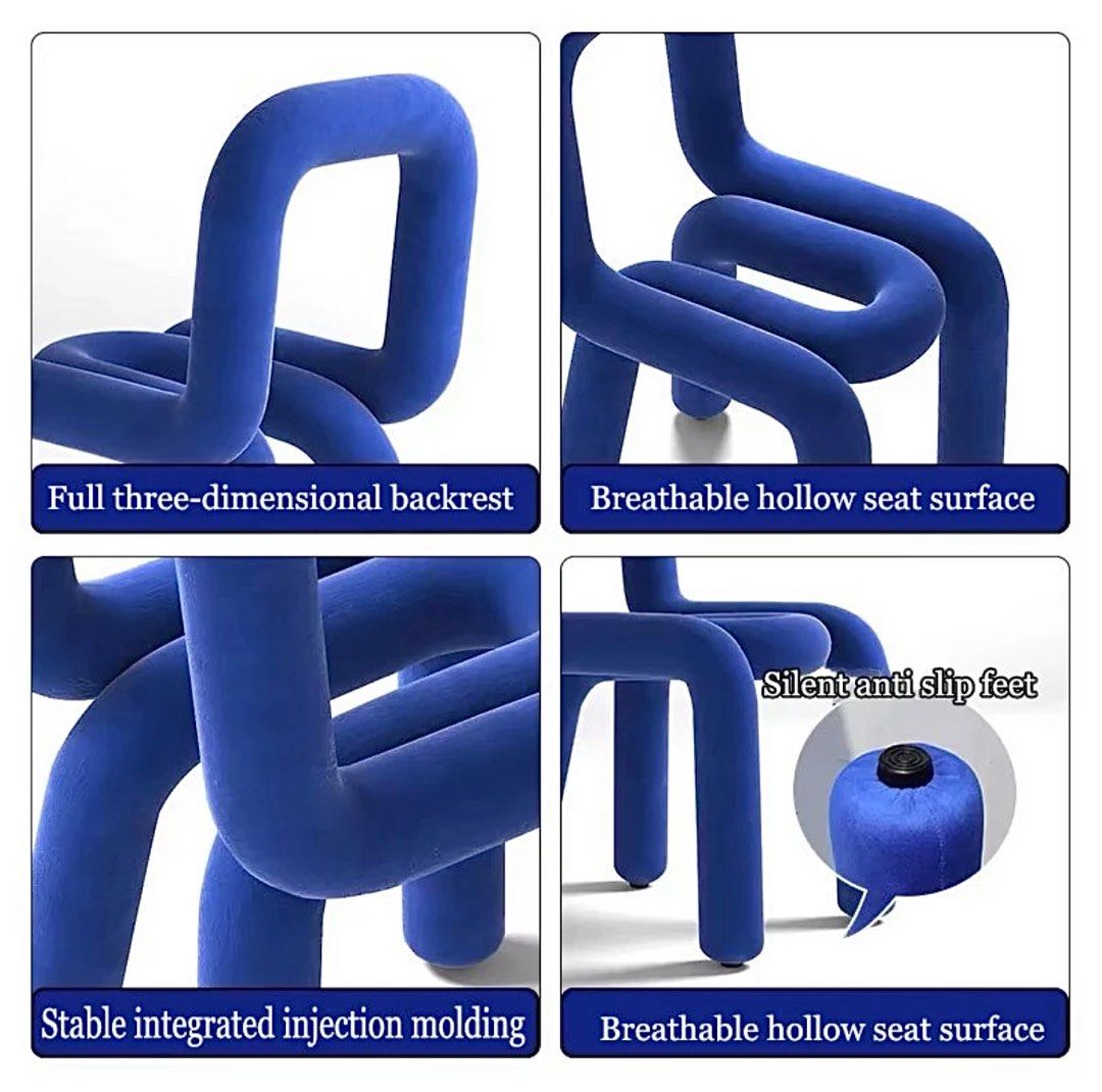 PRE-ORDER | Blanche Nordic Chair (Category: Chairs) located in Manila. Submitted by _marganicole (Listing ID 1348756312, Image 3). Description: Pre-order (ETA 5-7 days) Once the item is on-hand we can do lalamove same day delivery or thru J&T, LBC🤍 About Blanche Nordic Chair👀 - Color Options: White, Black, Orange, Green, Blue, Pink, Yellow - Style: Scandinavian style - Material: carbon steel frame - Filling: high resilience sponge .