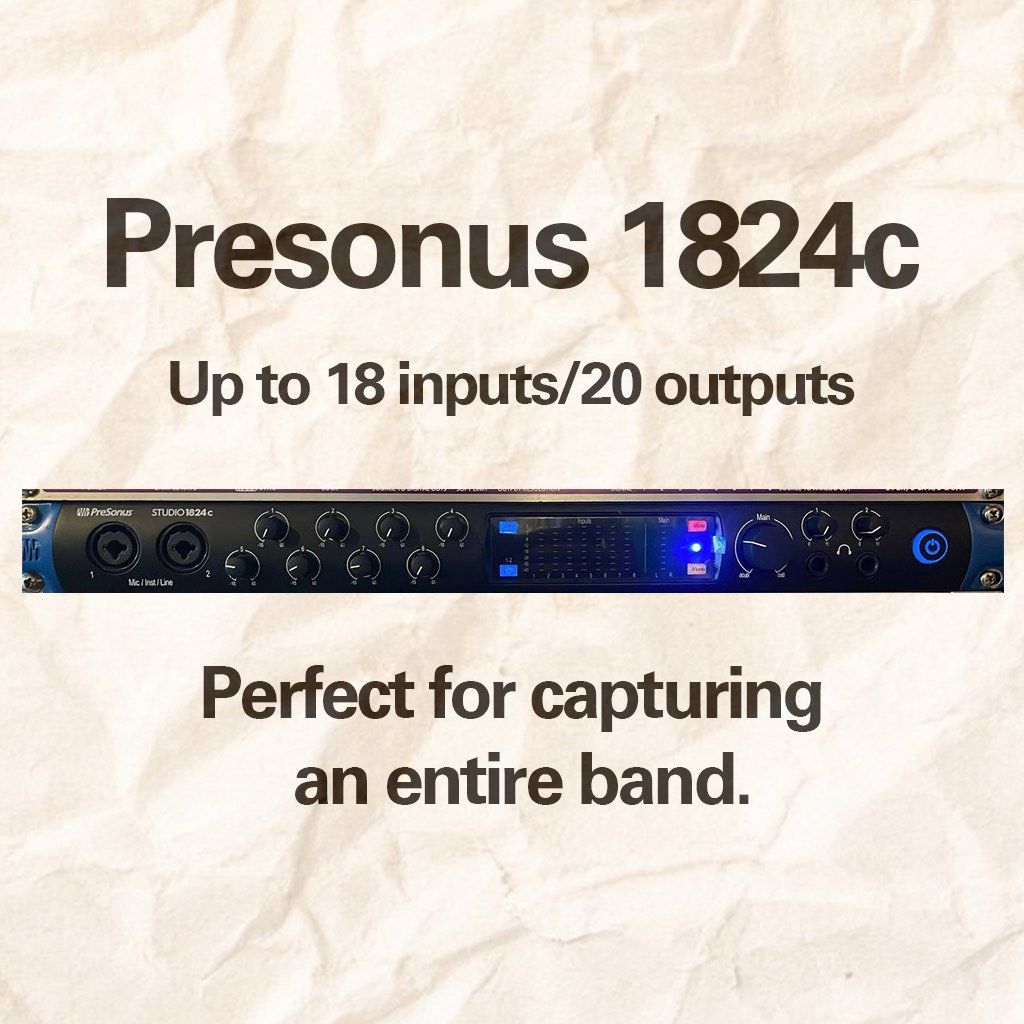 Presonus Studio 1824c Interface
