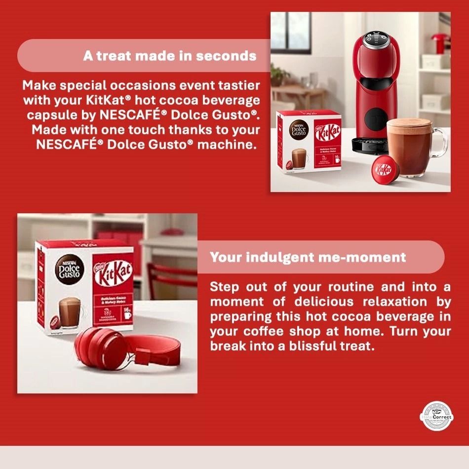 [SOLD OUT] Nescafe Kit Kat Chocolate Dolce Gusto Pods, Food & Drinks ...