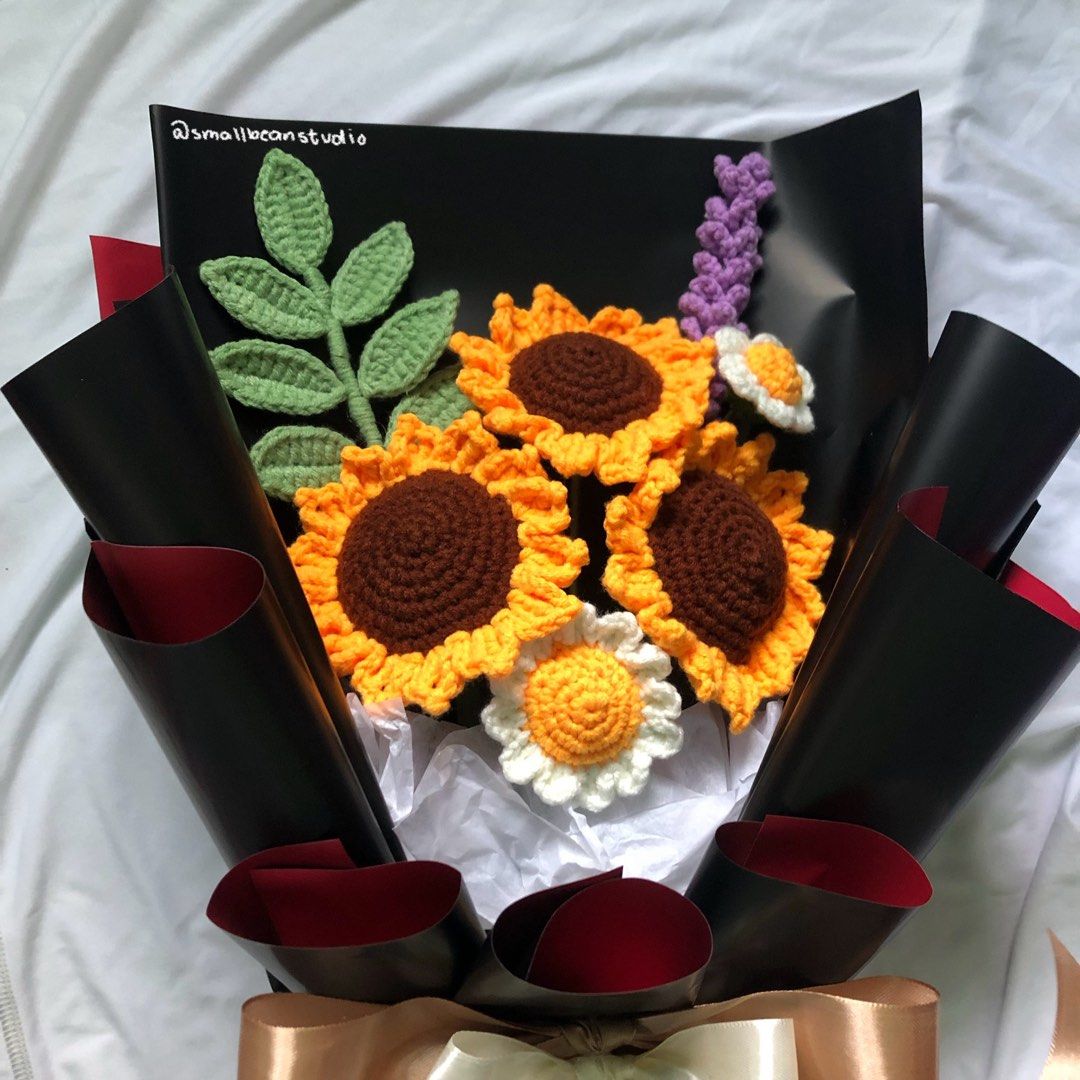 SUNFLOWER BOUQUET CROCHET 🌻✨ (Category: Flowers & Bouquets) located in Cavite. Submitted by smallbeanstudio (Listing ID 1348799317, Image 2). Description: .