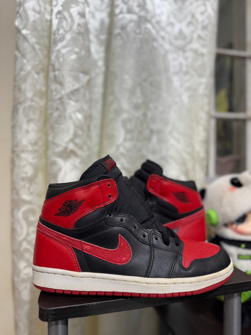 jordan 1 bred 2001 numbered