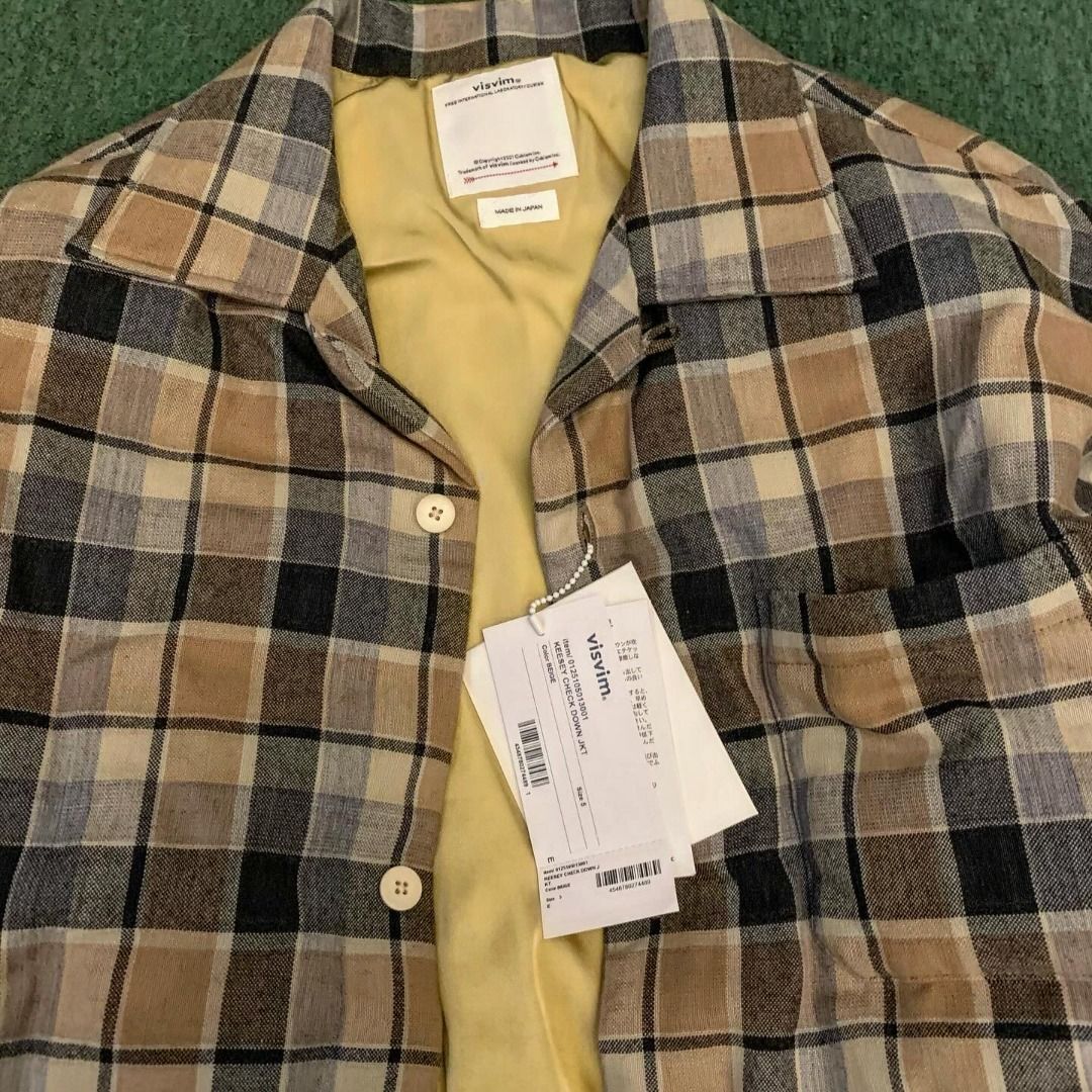 Visvim Keesey Check Down Jacket, Beige – Pancho And Lefty
