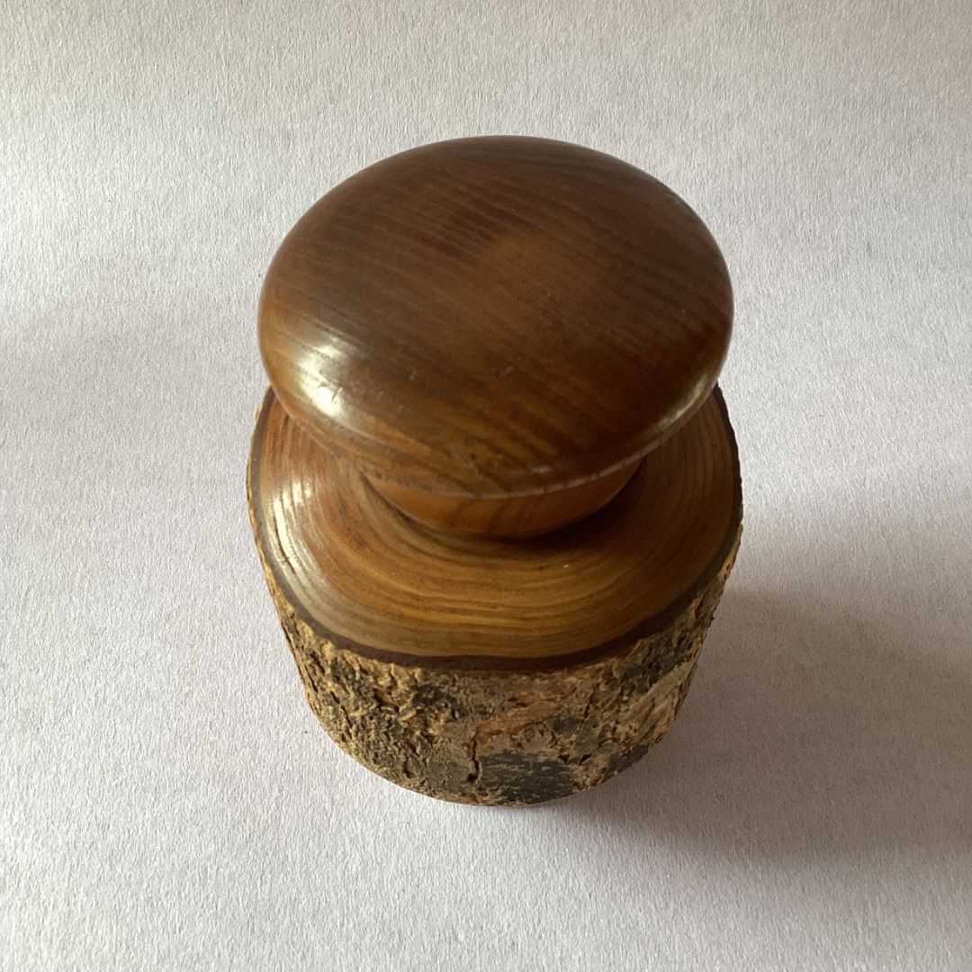 Wooden Tea Canister (Category: Coffee & Tea Tableware) located in Davao. Submitted by eclectic1925 (Listing ID 1348778298, Image 3). Description: Php520 Wooden Tea Canister H: 6.9 inches L: 4.8 inches Opening: 2.5 inches *pre-owned *scratches/sign of use Please examine photos before purchase First to pay .