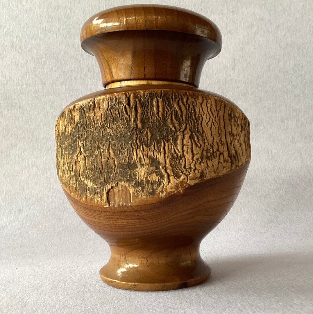 Wooden Tea Container (Category: Coffee & Tea Tableware) located in Davao. Submitted by atbpshop192593 (Listing ID 1348781069, Image 2). Description: Php680 Wooden Tea Canister H: 7 inches L: 5 inches Opening: 2.4 inches *pre-owned *scratches/sign of use *Please examine photos before purchase First to pay .