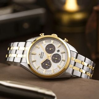 東方錶 ORIENT SOLAR 太陽能 series 全金色 不銹鋼 5 ATM 防水 藍寶石抗磨損鏡面 RA-TX0302S64214781987714110