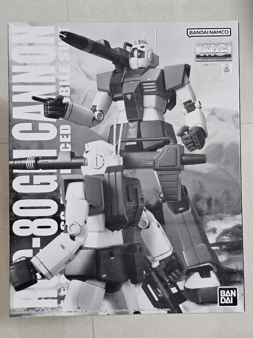 Bandai MG 1/100 RGC-80 GM CANNON E.F.S.F Gundam (Category: Gundam Model Kits) located in Singapore. Submitted by cd_collectibles (Listing ID 1348840101, Image 1). Description: No trading. Meet up at Thanggam LRT only..