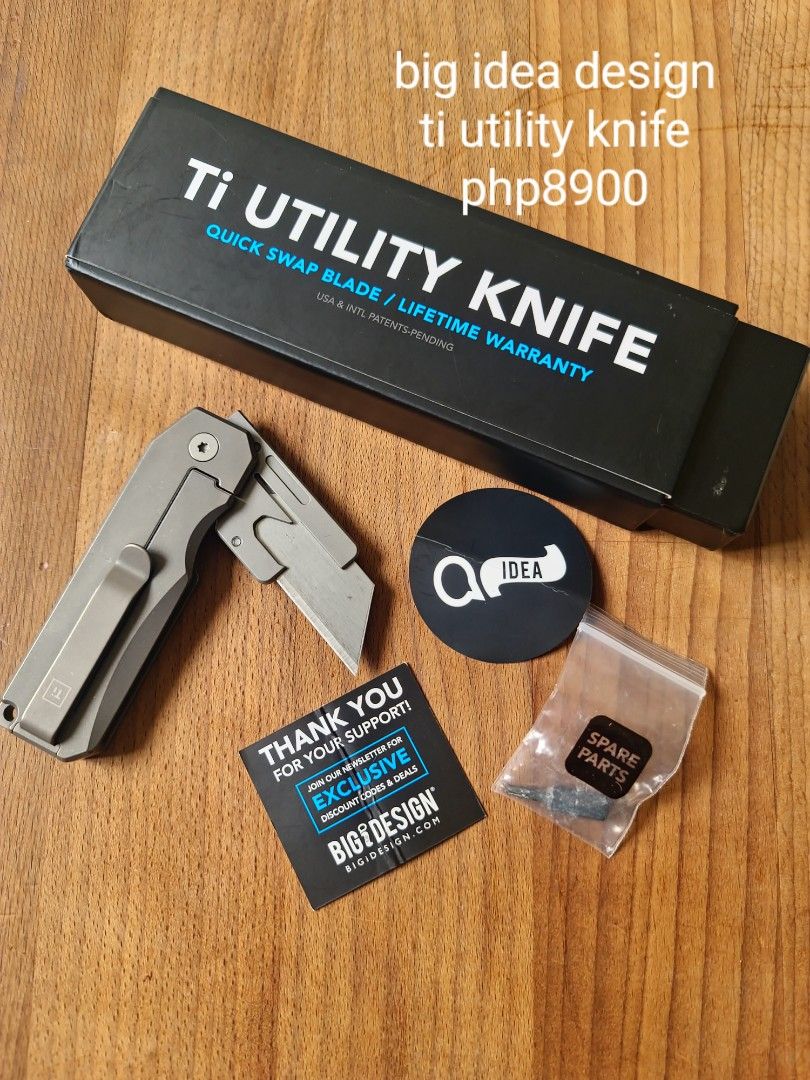 Big Idea Ti design utility (Category: Hiking & Camping) located in Paranaque City. Submitted by agentorange021 (Listing ID 1348846021, Image 1). Description: excellent condition.
