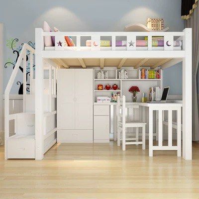 Bunk Bed (Category: Bed Frames & Mattresses) located in Singapore. Submitted by dearmushroom (Listing ID 1348862113, Image 1). Description: Self collection at Toa Payoh. Fast deal. House moving clearance. 0.8mx1.9m With staircase, bed frame and wardrobe. Suitable for childcare and primary kids. .
