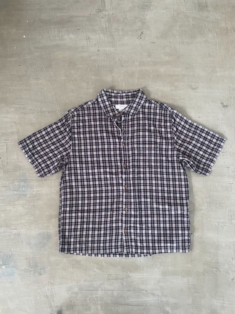 Cotton On Plaid Polo Shirt (Category: Tshirts & Polo Shirts ) located in Bacolod City. Submitted by found.objects (Listing ID 1348883502, Image 1). Description: size L on tag. Can fit S for an oversized fit.