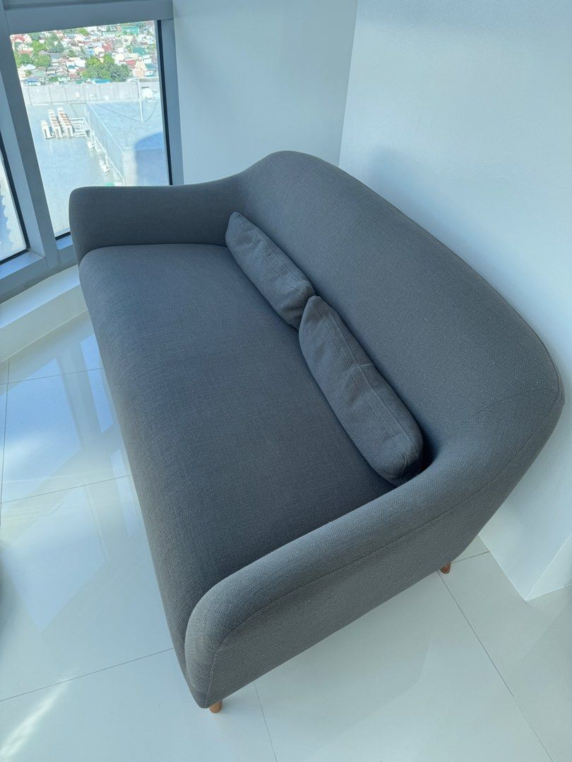 Crate & Barrel sofa (Category: Sofas) located in Cainta. Submitted by closet83 (Listing ID 1348980530, Image 2). Description: - Good as new - Excellent condition 9.5/10 - Bought for 80k-+ - 2-3 seater - Newly cleaned by professional cleaners - Very firm & intact - No stains, rips or tears - STRICTLY by Pick up only @Eastwood QC by schedule - .