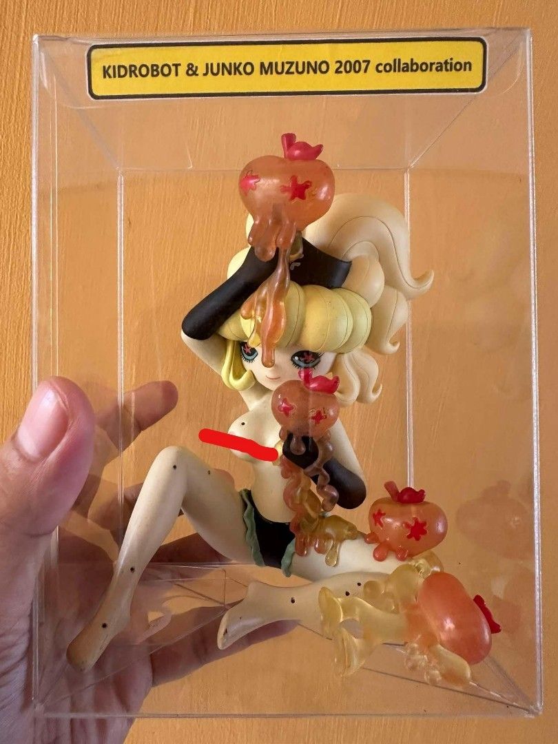 Kidrobot & Junko Mizuno collab art toy (Category: Designer & Blind Box Toys) located in Quezon City. Submitted by hapipaks (Listing ID 1348985718, Image 1). Description: what you see is what you get. loose/no box placed in a funko protector then displayed for some time... selling for 8K or trade to diff art toy or SHF Raditz.