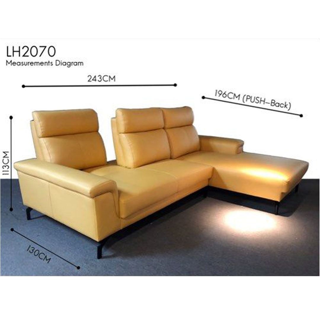 L Shape Sofa Push Back Sofa, Furniture & Home Living, Furniture, Sofas ...